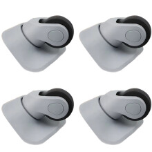 2Pair Replacement Luggage Wheels Luggage Spinner Caster Grey