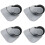 2Pair Replacement Luggage Wheels Luggage Spinner Caster Grey 1
