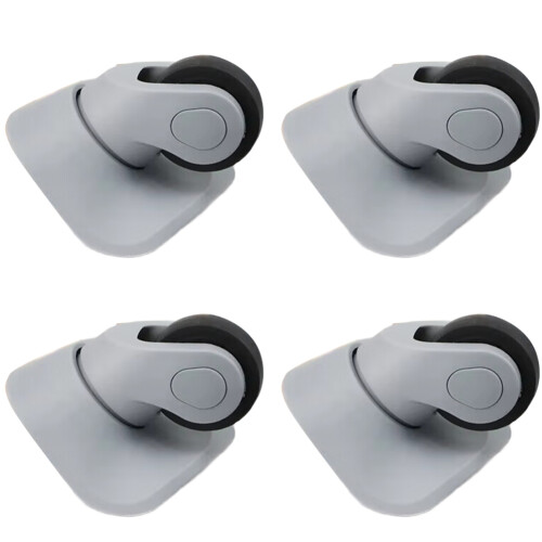 2Pair Replacement Luggage Wheels Luggage Spinner Caster Grey