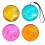 3D Crystal Ball with DIY Video Playback 7cm Display Sphere, Orange 4