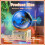 3D Crystal Ball with DIY Video Playback 7cm Display Sphere, Orange 7