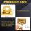 2 Pcs Gold Loop Wall Plate Post Queue Barrier 2