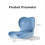 Cuscino ortopedico in memory foam a forma di "L" 4