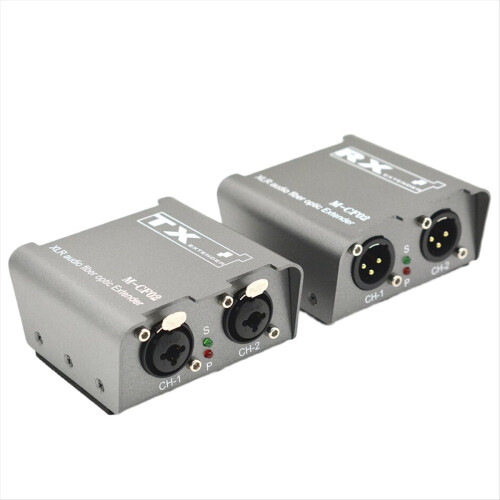 1/2 CH XLR Audio Glasfaser-Extender über SC Glasfaser