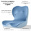 Cuscino ortopedico in memory foam a forma di "L" 3