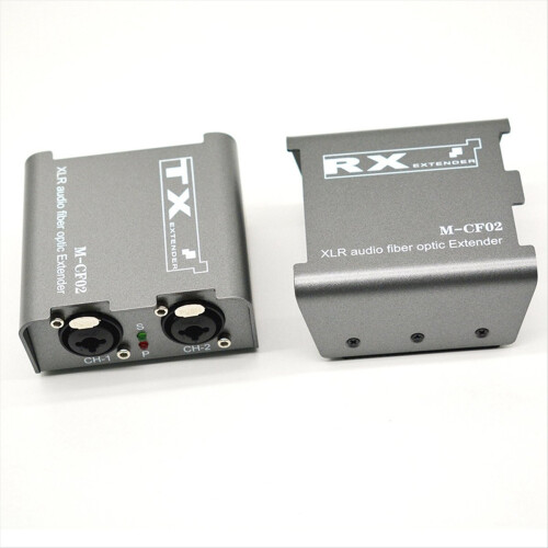 1/2 CH XLR Audio Glasfaser-Extender über SC Glasfaser 2