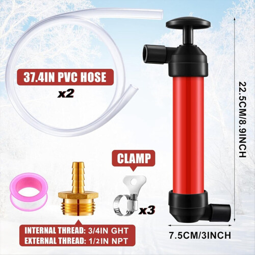 RV Antifreeze Siphon Hand Pump Kit 2