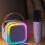 Macchina per karaoke portatile con doppio microfono wireless 3