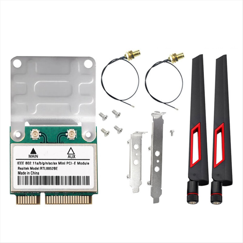 Rtl8852be Wifi 6 Network Card With 10Dbi Antennas 1800Mbps 2.4G/5Ghz 4714116669384