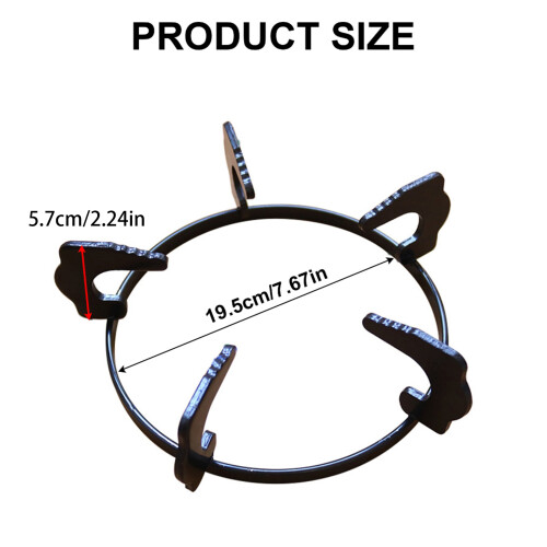 Slip Proof Pots Support Wok Support Rings Iron Stove Rack for 1