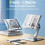 Aluminum Alloy Book Stand for Reading Adjustable Foldable Book Holder 2