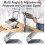Aluminum Alloy Book Stand for Reading Adjustable Foldable Book Holder 5
