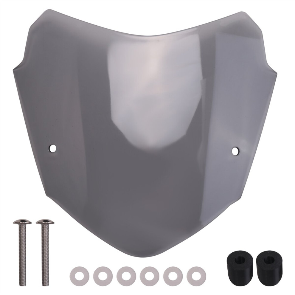 Motorcycles Sport Wind Deflector Retro Windshield Smoke Gray 4714116618818