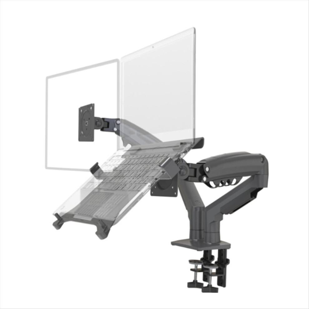 Dual Arm Monitor Stand For 17 Inch -27 Inch Load B 4714116638021