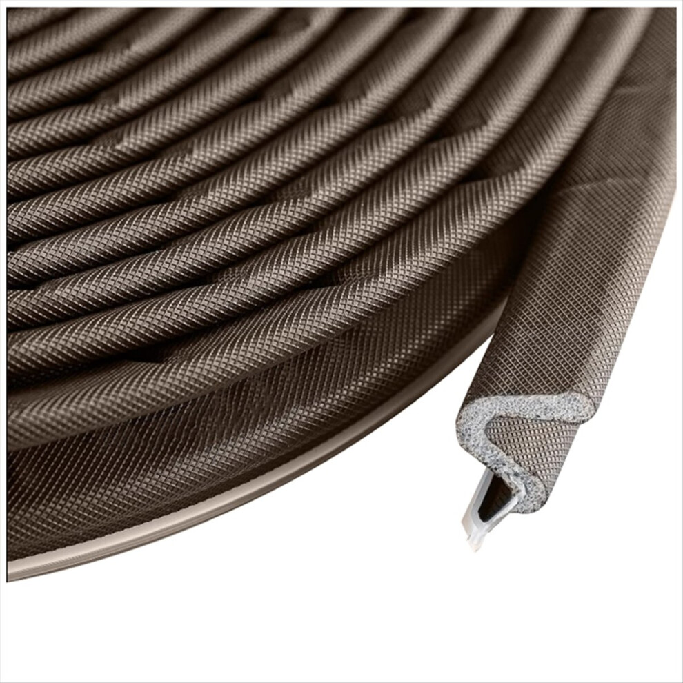 Door Stripping Seal Window Kerf Soundproof Strip 60 Feet Brown 4714116638915