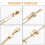 3PCS Violin Brass Repair Crack Debug Clamps, Luthier Making Tools 7