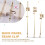 3PCS Violin Brass Repair Crack Debug Clamps, Luthier Making Tools 4