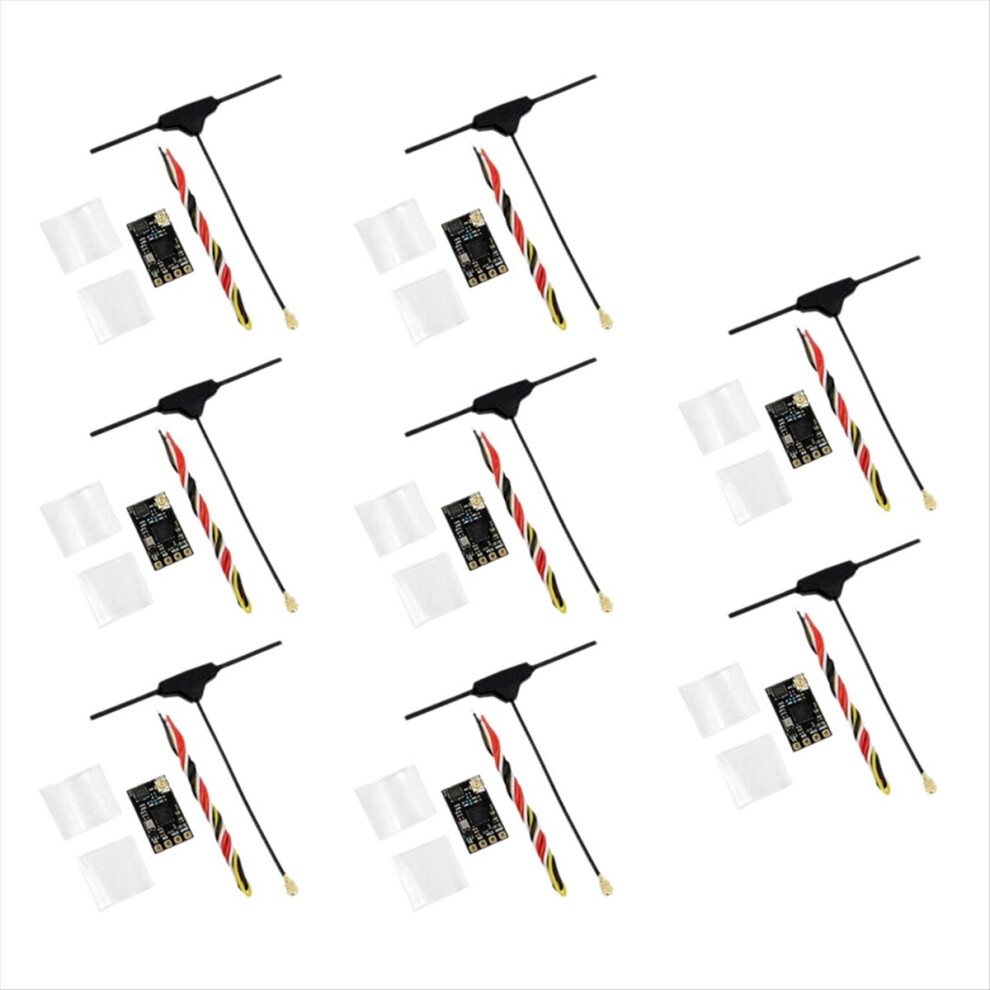 8Pcs Elrs 2.4Ghz Receiver With Antenna For Fpv Rc Long Range Drone Light 4712073956288