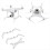 Landegestellstabilisator und Gimbal-Schutz für Phantom 4 Pro 3