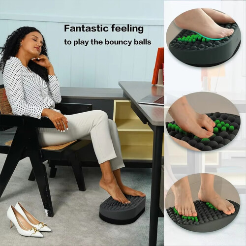 Under Desk Foot Rest for Home,Ergonomic Ottoman Stool 2