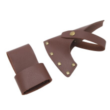 Sheath Premium PU Leather Axe Cover Lightweight Portable Design for Mountaineering and Camping Gear