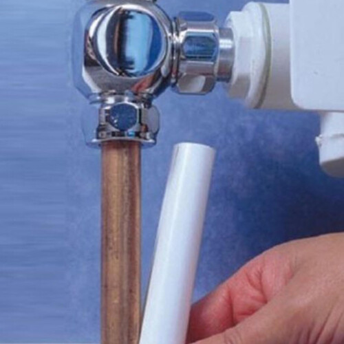 Blackspur Radiator pipe covers sleeves white 15mm - 8 pack | durable 1