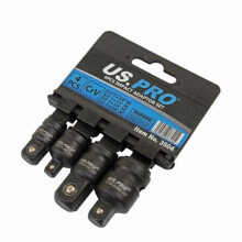 US PRO Tools 4 Piece Impact Adaptor Set 1/4" 3/8" 1/2" Step up/Down