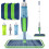 Spray Mops Microfiber Floor for Cleaning -MEXERRIS Wet Dust Mop with 1