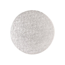 Culpitt Cake Board, Cake Drum, Silver Fern, 13 Inch (330mm) Round,