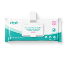 Clinell Skin Personal Care Wipes - Pack of 1(40) -Dermatologically