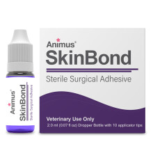 Animus SkinBond Veterinary Surgical Glue | Quick-Setting No Sting