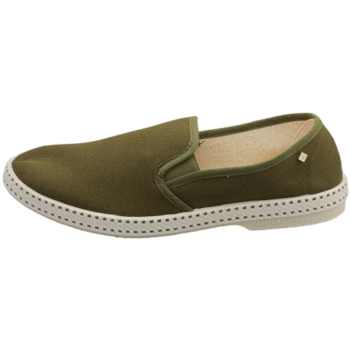 Rivieras Herren Klassiker Espadrilles Khaki - 41 EU 2