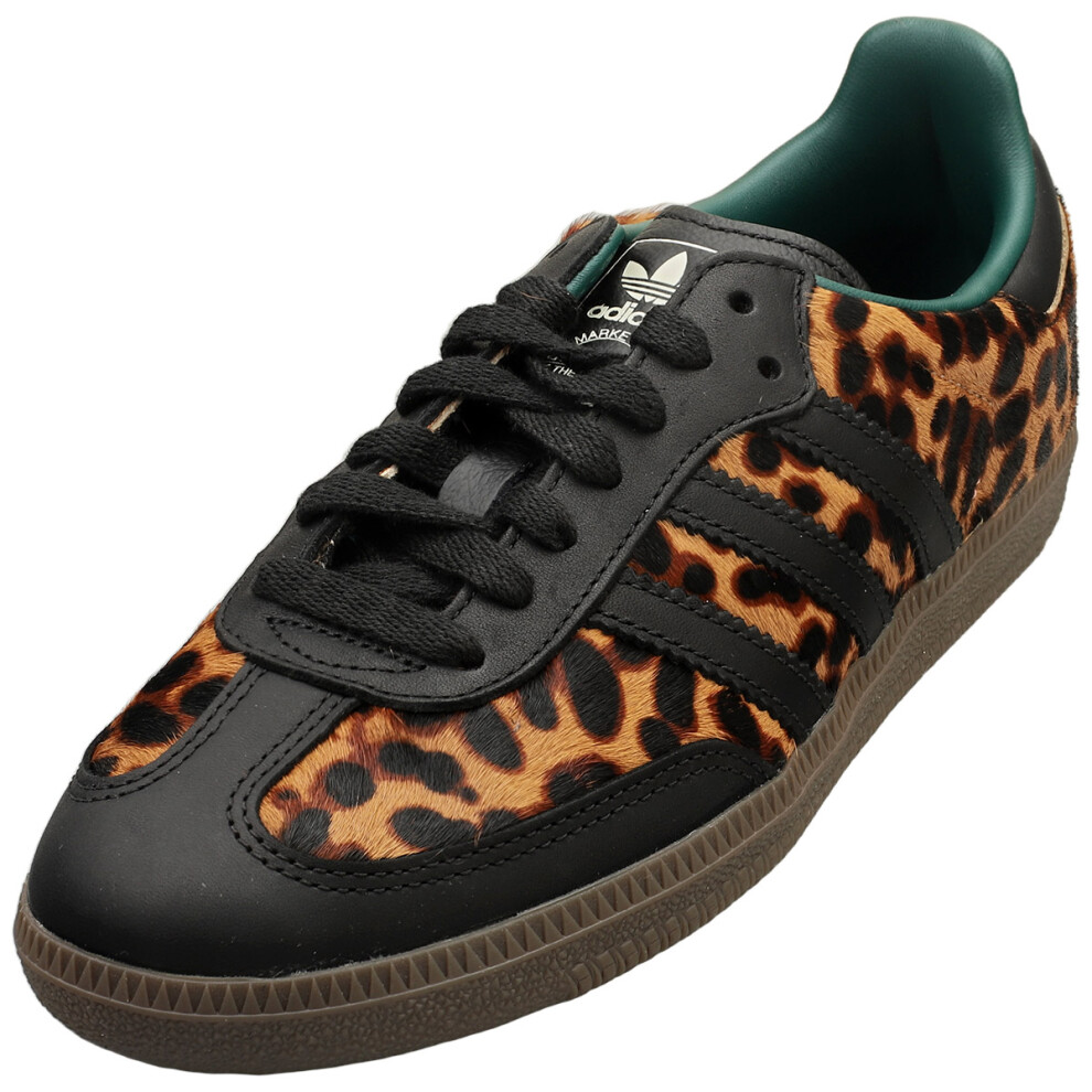 Adidas Samba Og Womens Fashion Trainers In Green - 4.5 Uk Black