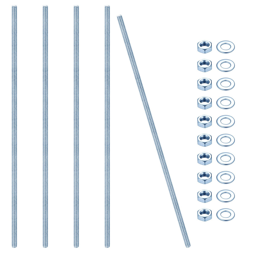 M8 Fully Threaded Rods & Studs, Threaded Bars, Blue Zinc Threads Rods 66309727