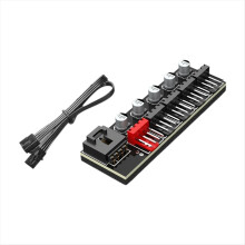 Desktop-PC-Kühler-Lüfter-Hub-PWM-Splitter-Controller-Adapter