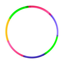 GroveEss Hula Hoop for Kids,Small Colorful Detachable Sport Hula Hoop with 7 Sections Tubes,Weight Size Adjustable Exercise Hula Hoop for Fitness
