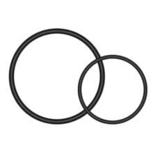 Garmin Varia universal seat post quarter-turn mount - pack of o-rings, Black
