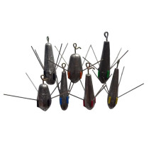 Grip Weight For Sea/Beach Fishing/gripper weights/Breakaway (5 Pack) 3oz 4oz 5oz 6oz 7oz 8oz 9oz (6oz x 5)