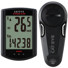 CatEye Strada Slim Universal Cycle Computer - Size 310W, Black