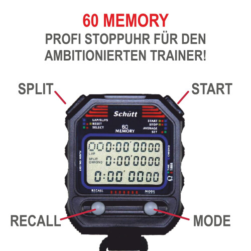 Shakes Stopwatch PC-90 (60 memory) 1