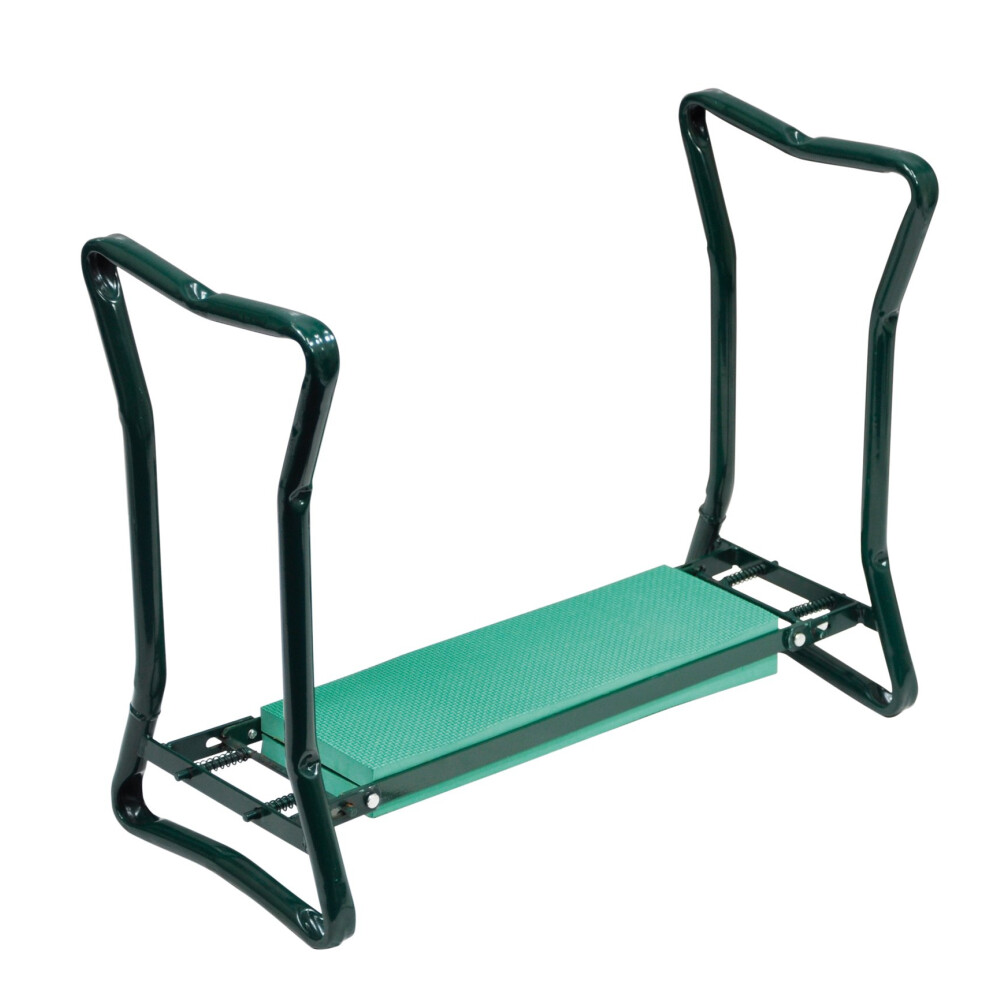 Portable Folding 2 in1 Garden Kneeler with Handles and Foam Padded Seat Bench-image-OPC-PKFS9BS-NEW