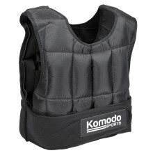 KOMODO Adjustable Weighted Vest 20KG Strength Training Gym Workout Fitness (20KG)