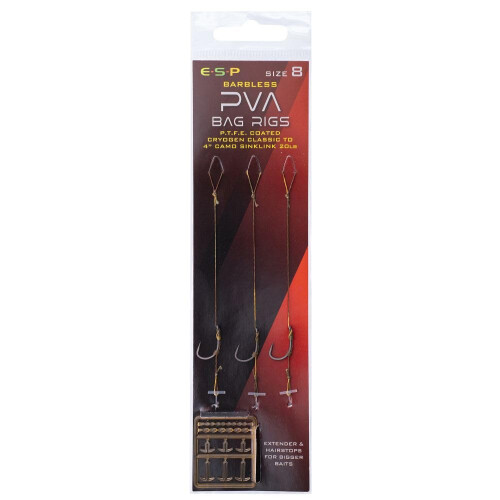 ESP Pva Bag Rigs Barbless: 8