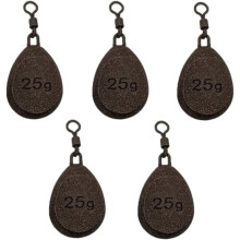BZS Carp Fishing Weights 0.3oz 0.5oz 0.7oz 0.9oz 1.1oz 1.4oz 2.1oz 2.5oz 3oz (10 Pack - 40g /1.4oz, Textured)