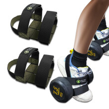 J Bryant Tibialis Trainer Dumbbell Foot Strap Adjustable-Enhanced Ankle Weights for Strap Leg Muscles Strength Training Workout - 1 Pair