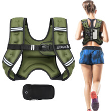 BAGAIL Weighted Vest for Strength Training, Bust Size Adjustable, Convenient Pocket, Iron Sand Weighted Vests, Ideal for Gym Workouts, Yoga Training