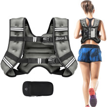 BAGAIL Weighted Vest for Strength Training, Bust Size Adjustable, Convenient Pocket, Iron Sand Weighted Vests, Ideal for Gym Workouts, Yoga Training