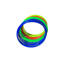 Multi-colour Plastic Solid Plain Hula Hoops Kids Fun Activity Games Adults Fitness Exercise Hoops Sporting Good Fitness (Medium, 2)
