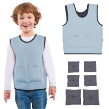 Weighted Vest for Children | Provide Deep Pressure Comfort | Calming Vest for ADHD Kids | Autism Sensory Clothing | Adjustable Weighted Vest |