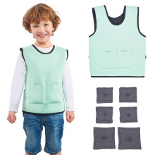 Weighted Vest for Kids | Provide Deep Pressure Comfort | ADHD Tools for Kids | Autism Sensory Clothing | Adjustable Weighted Vest | Weighted